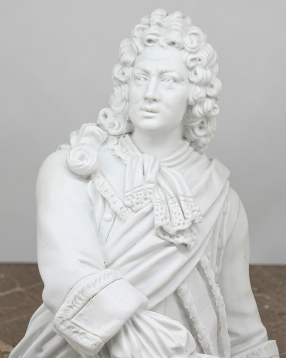 Figura in Porcellana Biscuit Di Sébastien Le Prestre de Vauban - Francia Metà XIX Secolo-photo-4